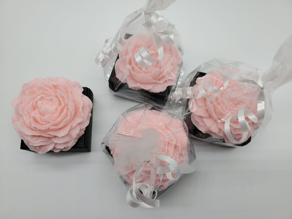 10 pieces Party Favor High End Soap with Box - Great for weddings, anniversaries, baby showers, guests, bridal showers, - gift bag: 3*3*2 inch / 9*9*5 cm